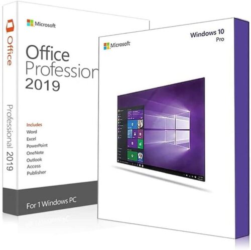 Office 2019 professional plus & Microsoft Windows 10 Pro